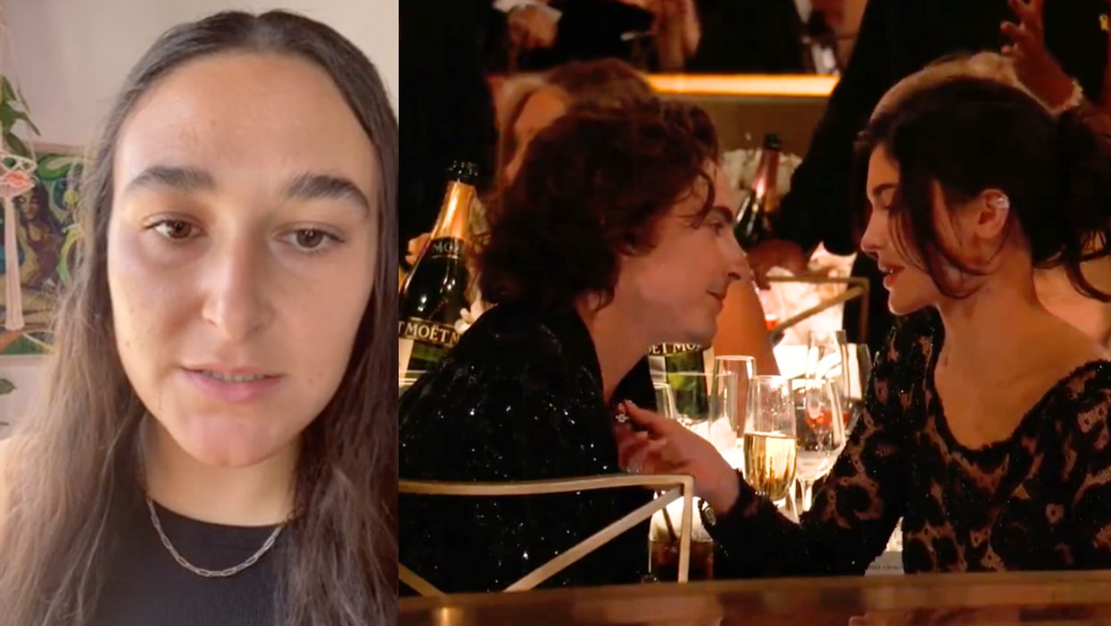 Lip reader; Timothée Chalamet and Kylie Jenner