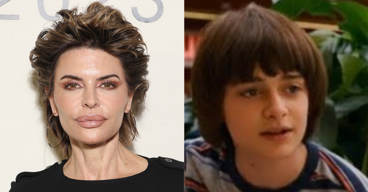 Lisa Rinna; Noah Schnapp as Will Byers in 'Stranger Things'