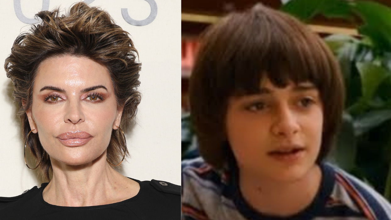 Lisa Rinna; Noah Schnapp as Will Byers in 'Stranger Things'
