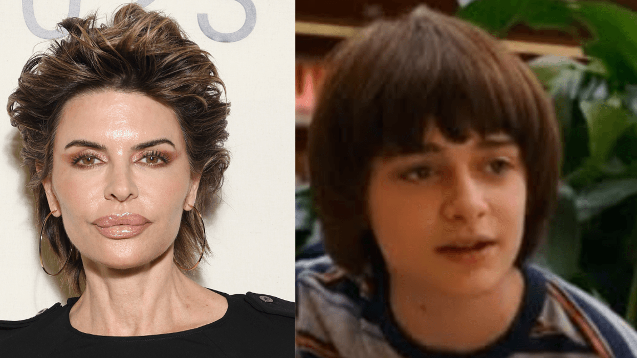 Lisa Rinna; Noah Schnapp as Will Byers in 'Stranger Things'