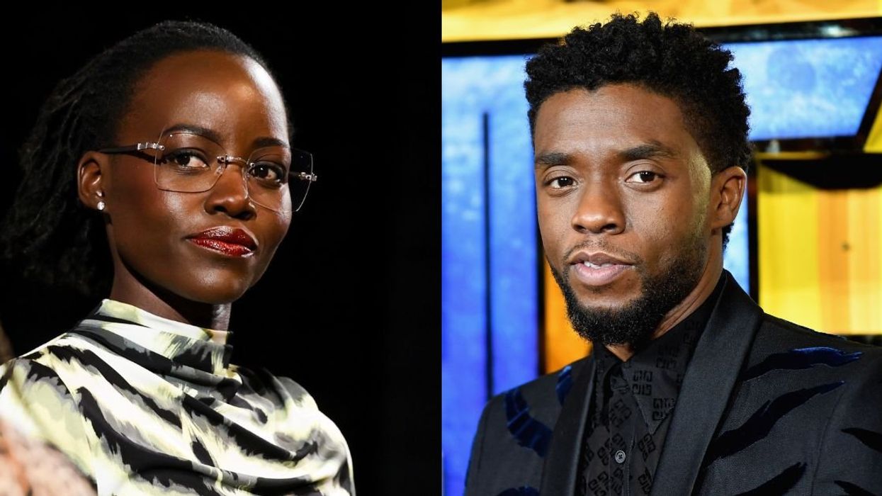 Lupita Nyong'o; Chadwick Boseman