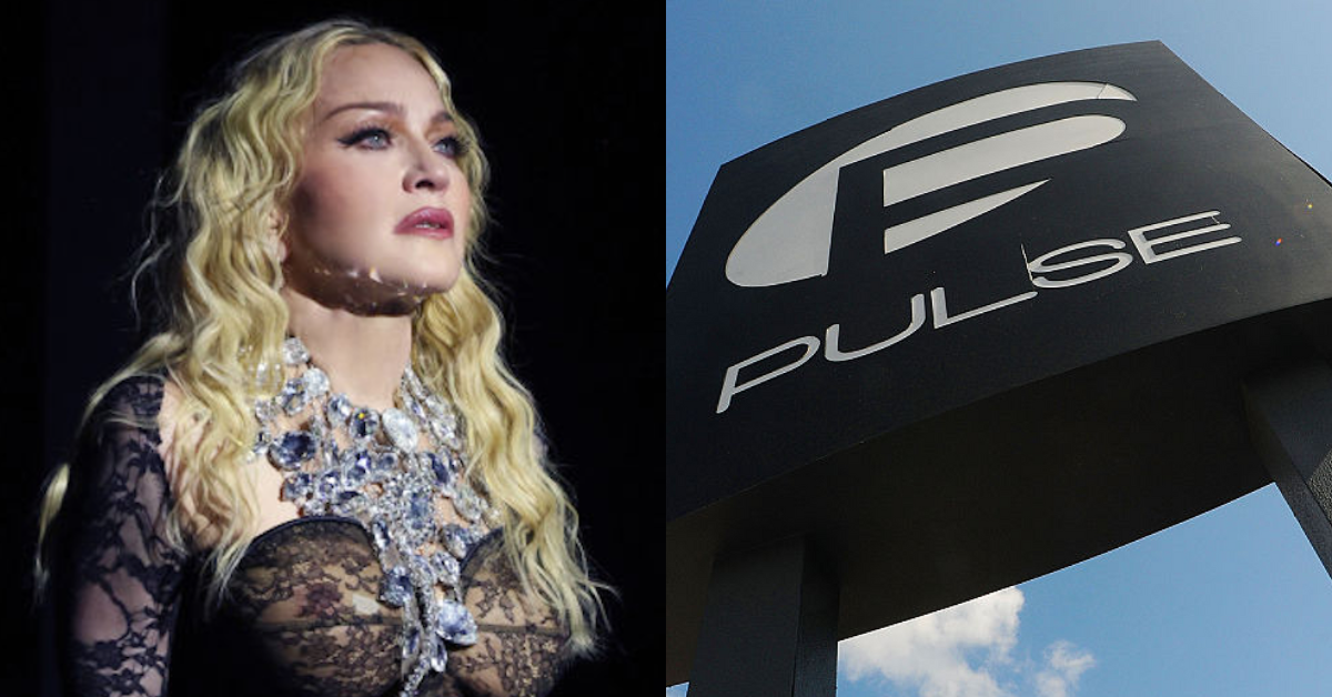 Madonna; Pulse Nightclub sign