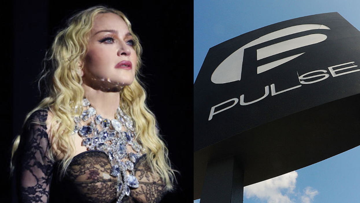 Madonna; Pulse Nightclub sign