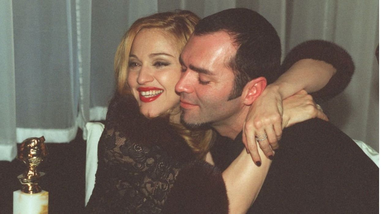 Madonna with brother Christophr Ciccone