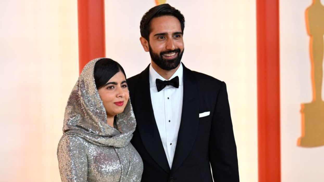 Malala Yousafzai and Asser Malik