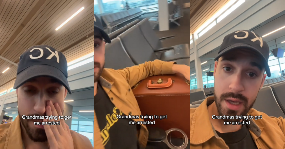 Man gets stopped with mystery suitcase in airport