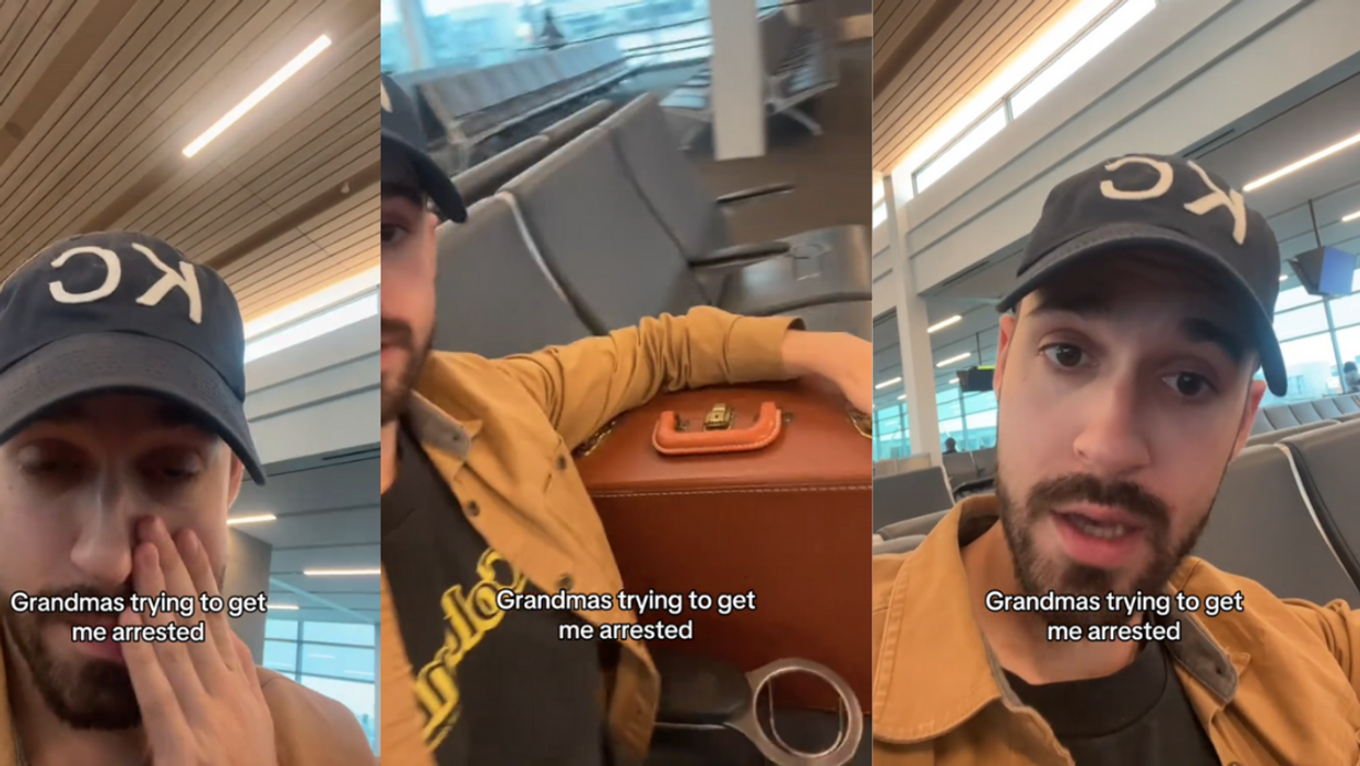 Man gets stopped with mystery suitcase in airport