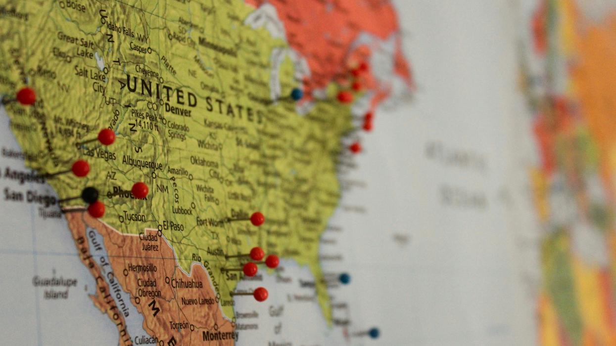 Map of the United States of America