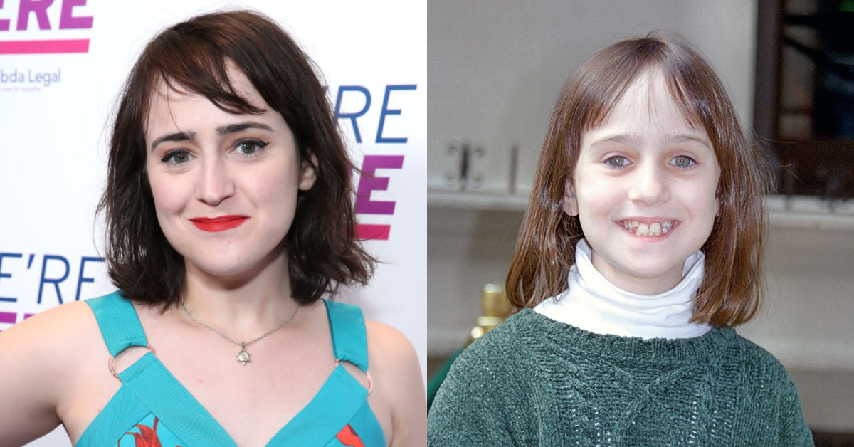 Mara Wilson now; Mara Wilson in 1996