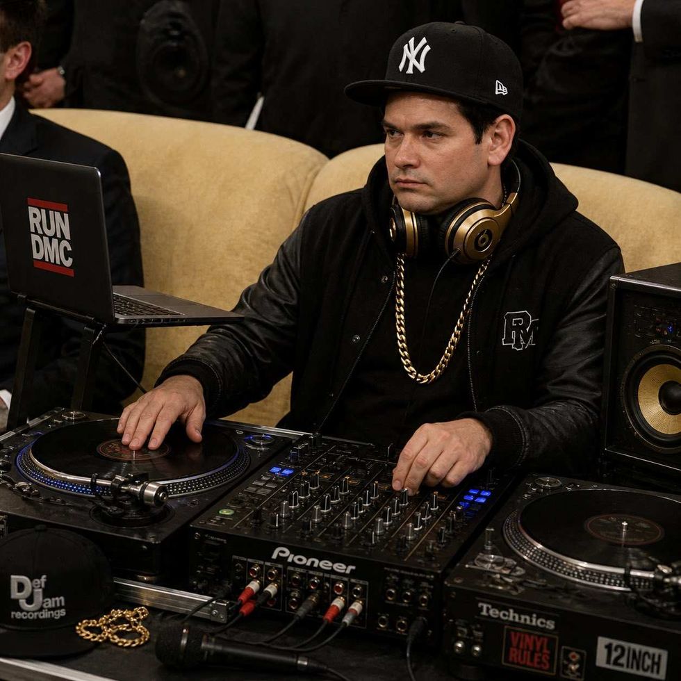 Marco Rubio as "White House DJ" meme