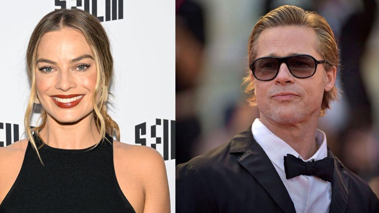 Margot Robbie; Brad Pitt