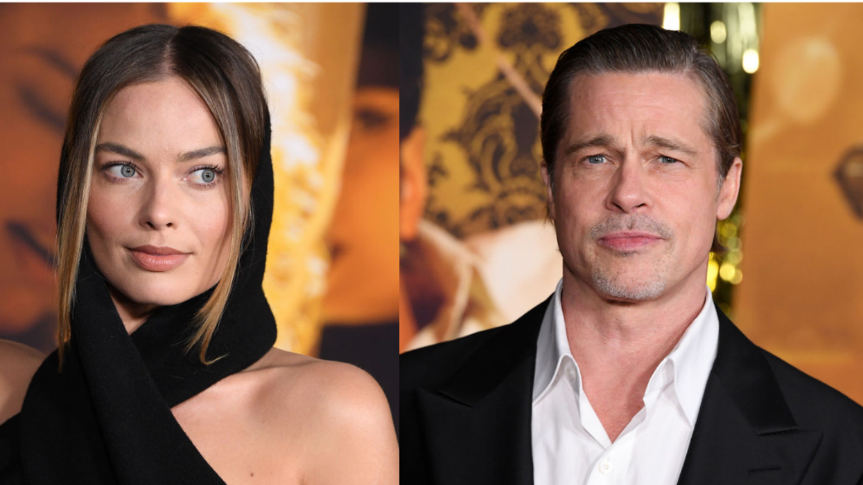 Margot Robbie; Brad Pitt