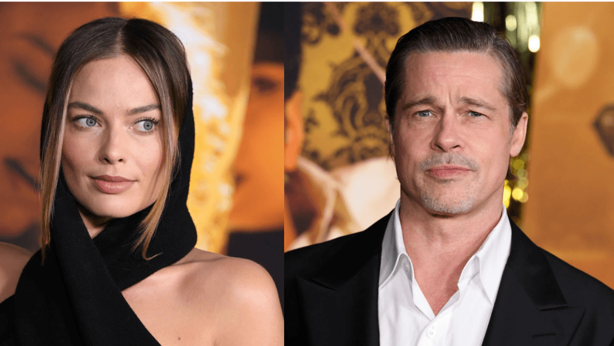 Margot Robbie; Brad Pitt