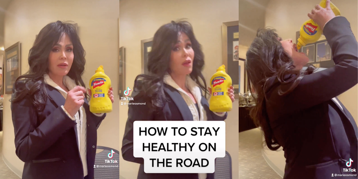 Marie Osmond Claims Mustard Keeps Her Healthy On The Road: VIDEO