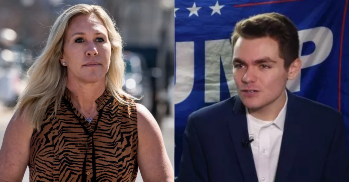 Marjorie Taylor Greene; Nick Fuentes