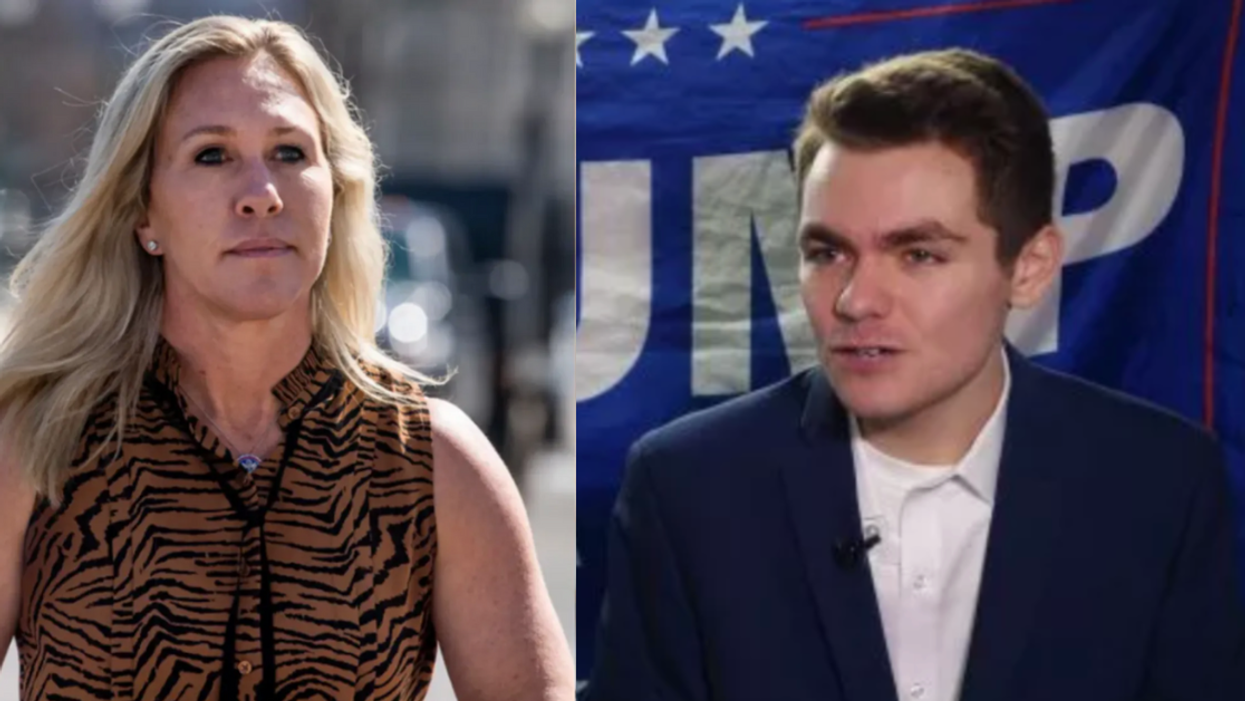 Marjorie Taylor Greene; Nick Fuentes