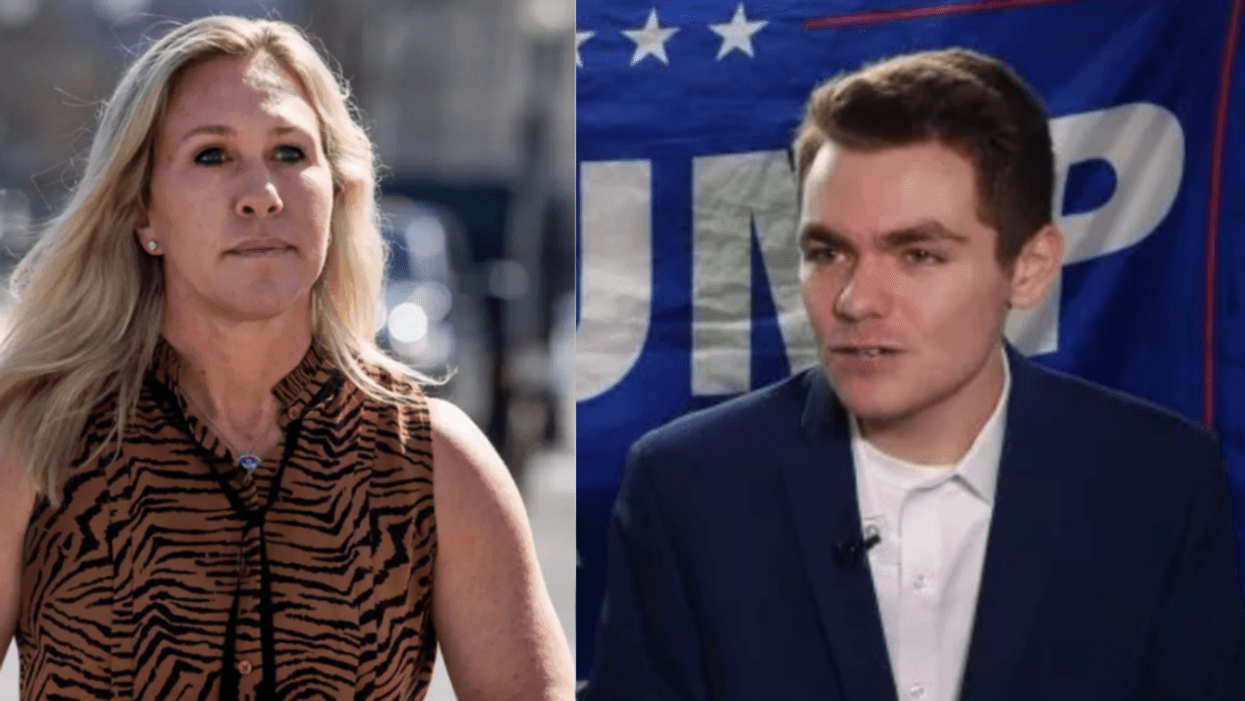 Marjorie Taylor Greene; Nick Fuentes
