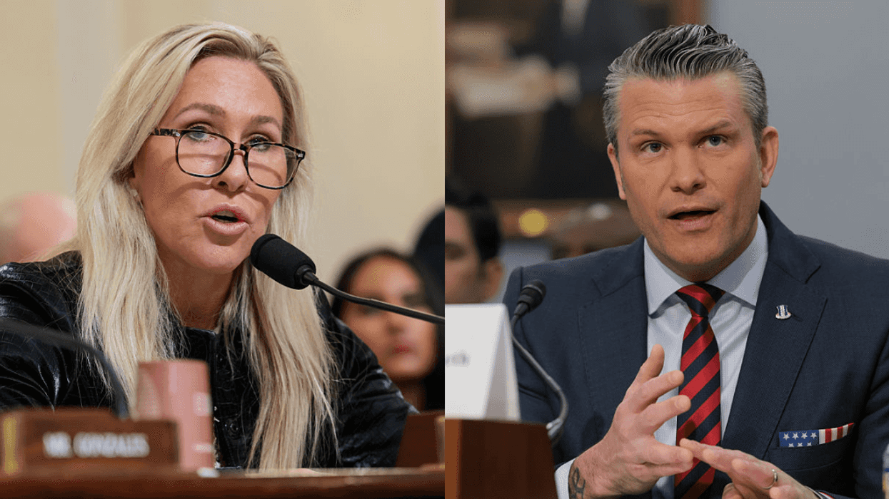 Marjorie Taylor Greene; Pete Hegseth