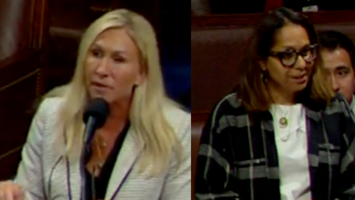 Marjorie Taylor Greene; Sydney Kamlager Dove