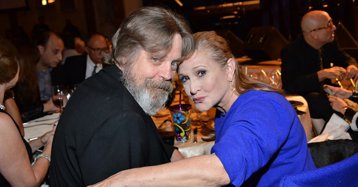 Mark Hamill and Carrie Fisher