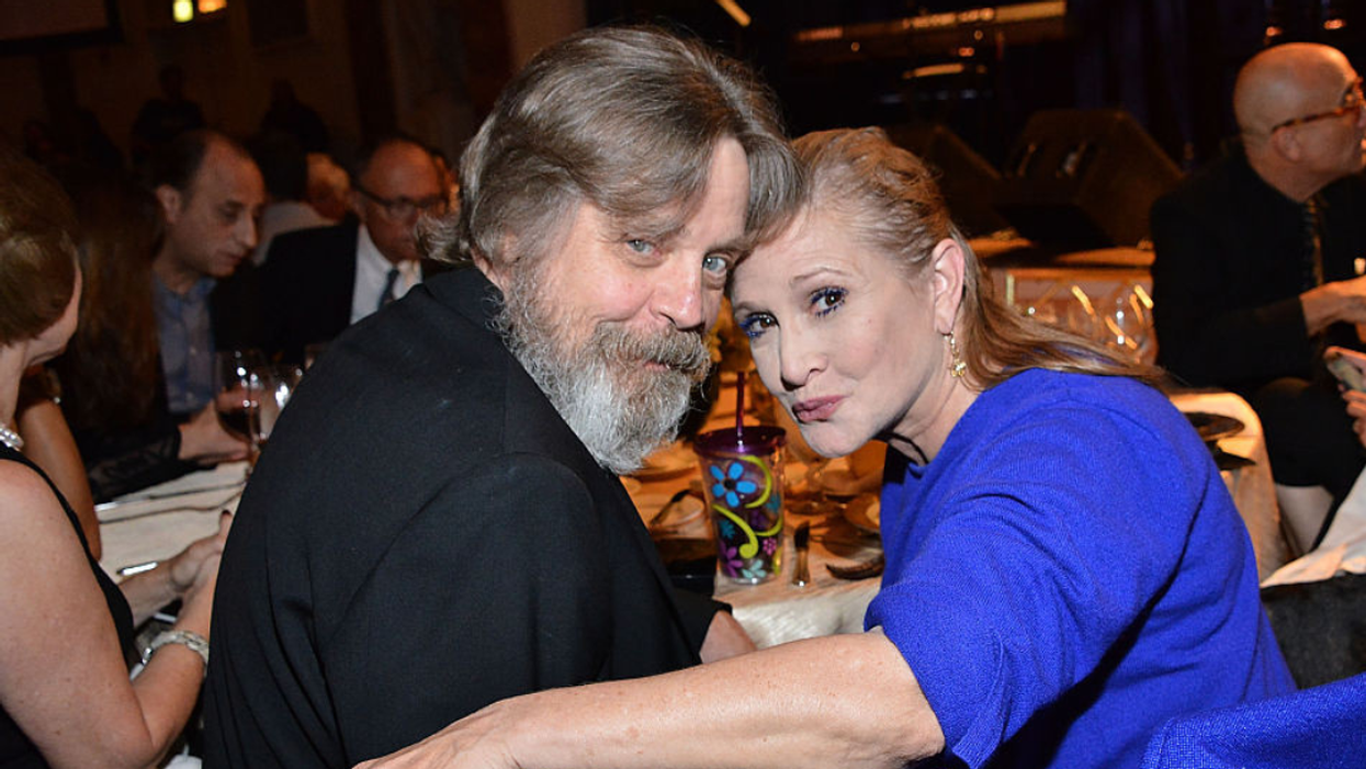 Mark Hamill and Carrie Fisher