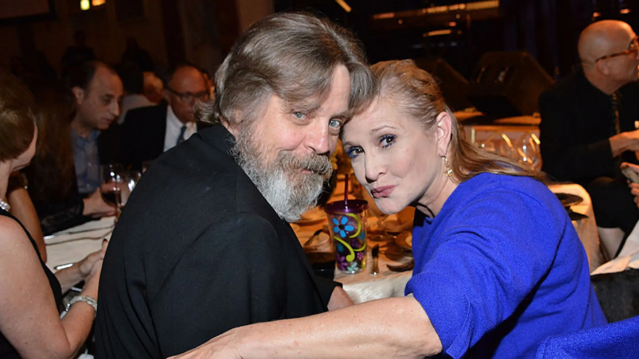 Mark Hamill and Carrie Fisher