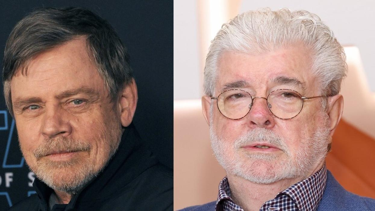 Mark Hamill; George Lucas