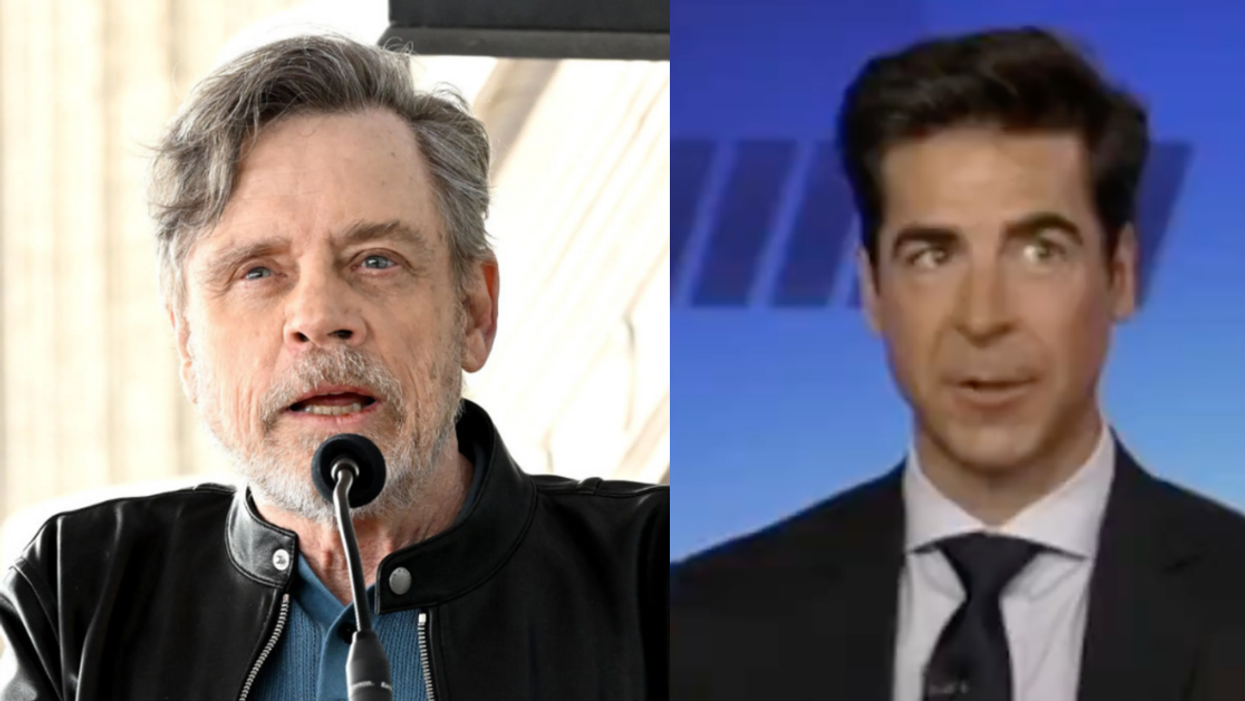 Mark Hamill; Screenshot of Jesse Watters