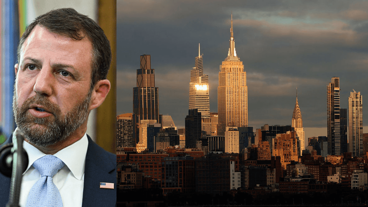Markwayne Mullin; New York City skyline