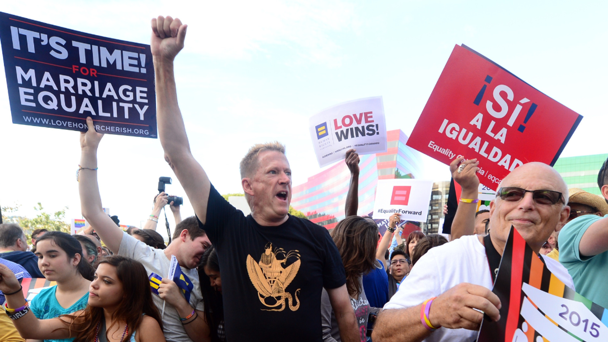 marriage equality supporters in 2015