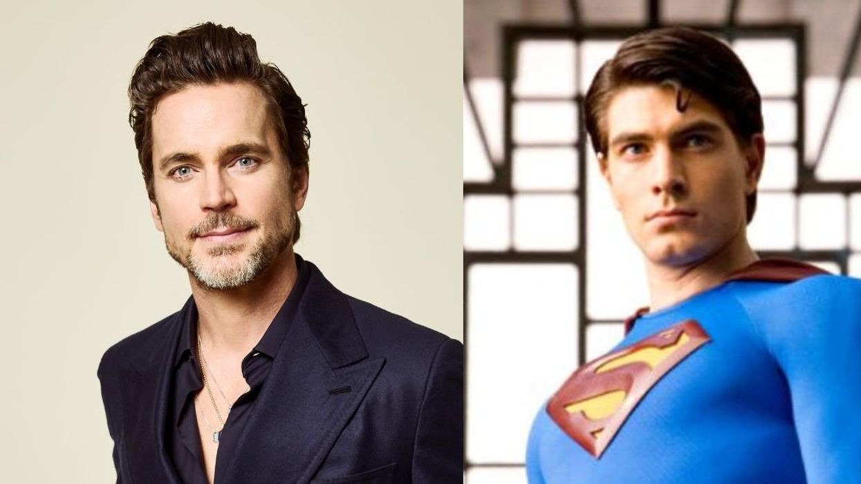 Matt Bomer; Brandon Routh as Superman