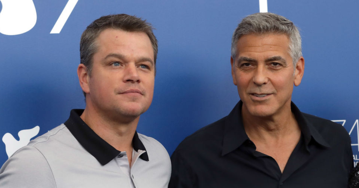 Matt Damon and George Clooney