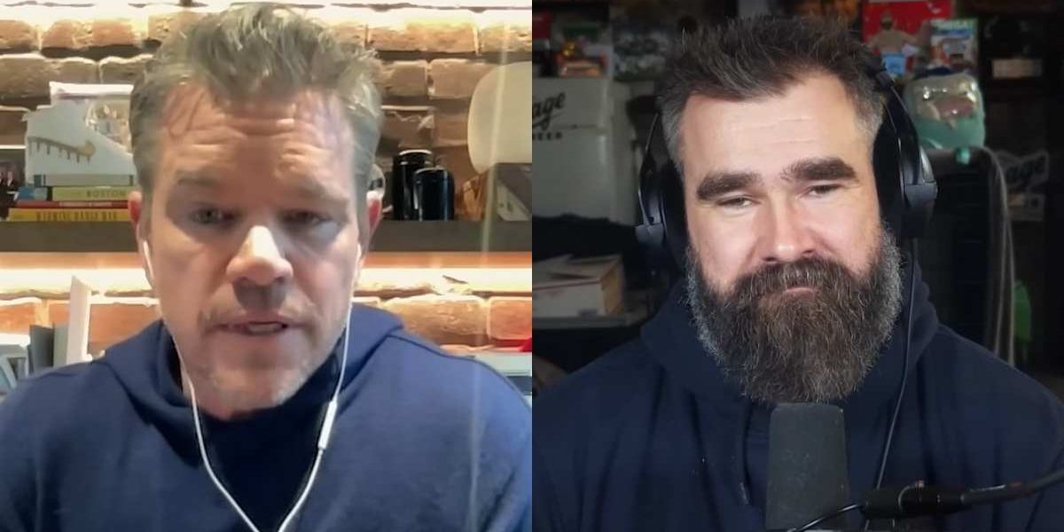 Matt Damon's Poignant Comments To Fellow Girl Dad Jason Kelce About Parenting Have Us Sobbing