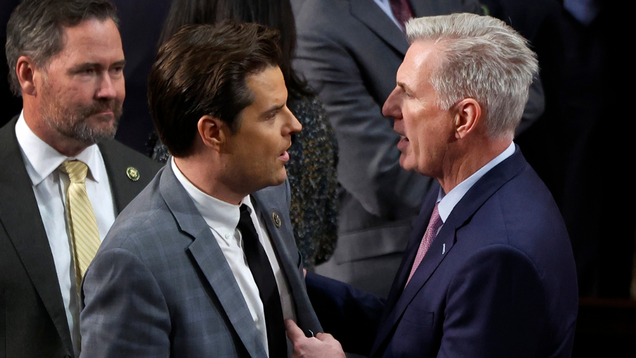 Matt Gaetz and Kevin McCarthy