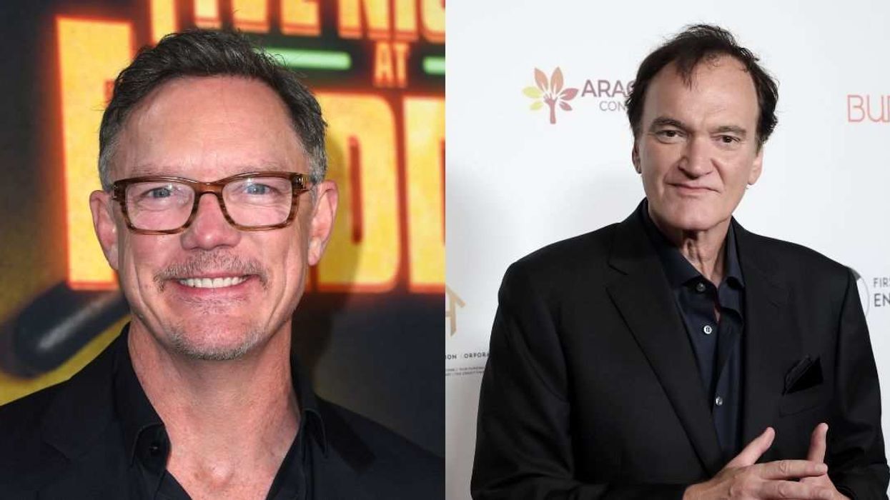 Matthew Lillard (left) and Quentin Tarantino (right) are pictured as Lillard responds to the director’s recent criticism of his acting.
