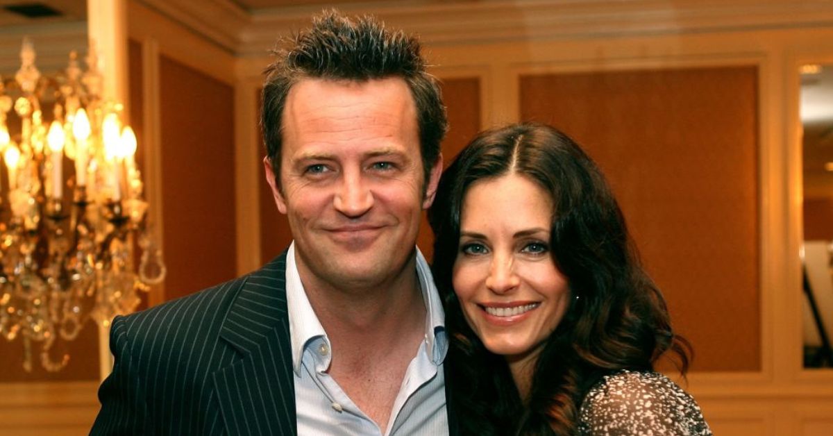 Matthew Perry and Courteney Cox