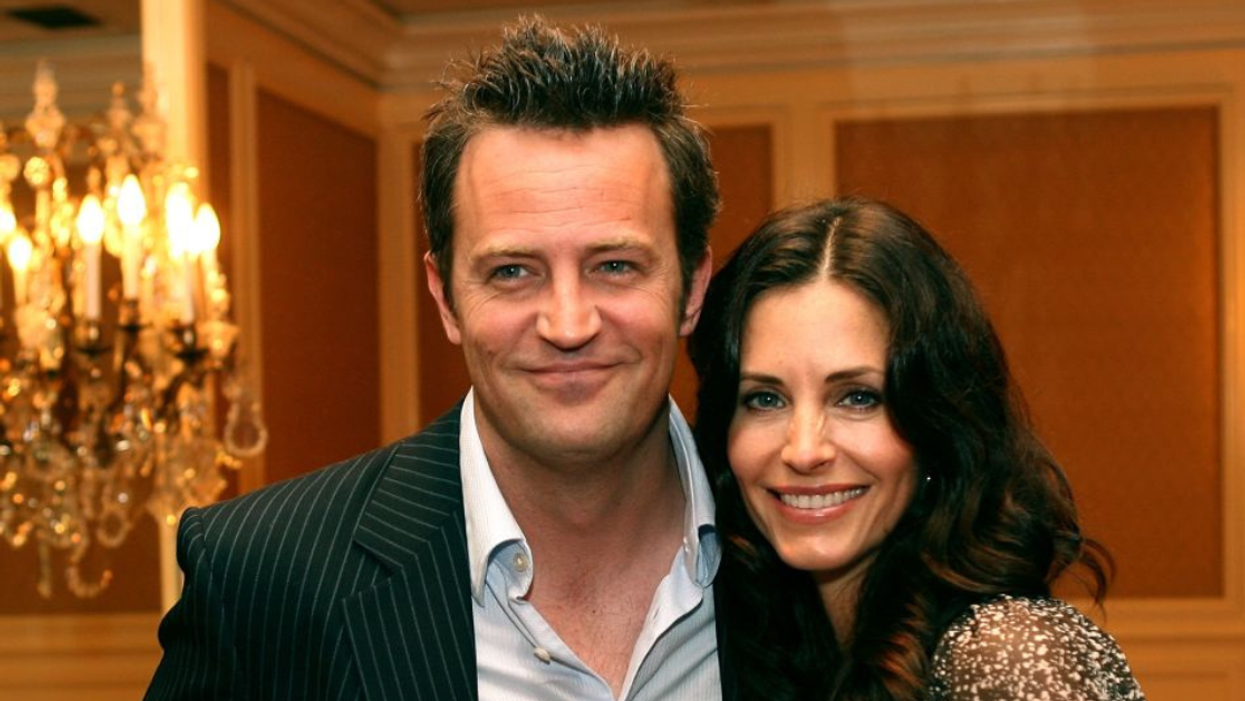 Matthew Perry and Courteney Cox