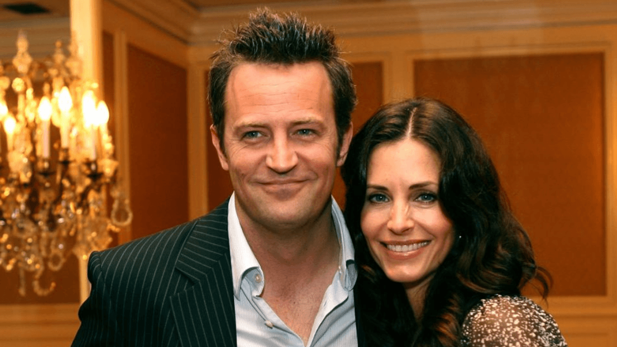 Matthew Perry and Courteney Cox
