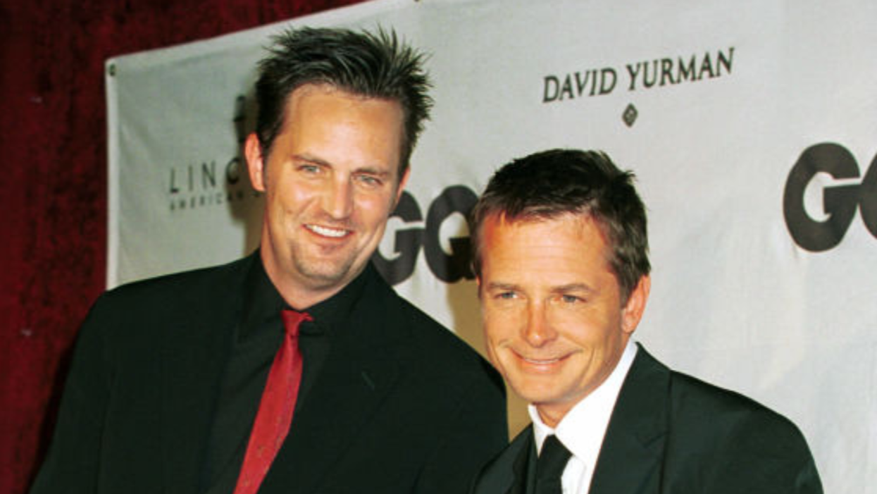Matthew Perry and Michael J. Fox
