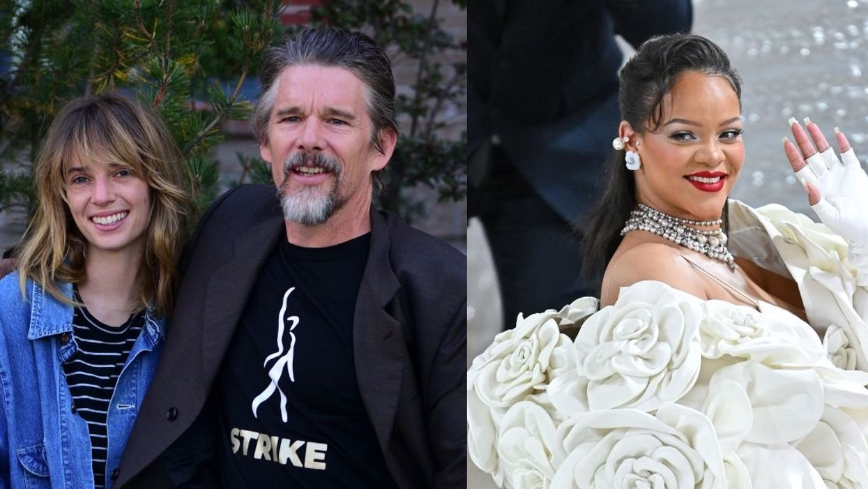 Maya and Ethan Hawke; Rihanna