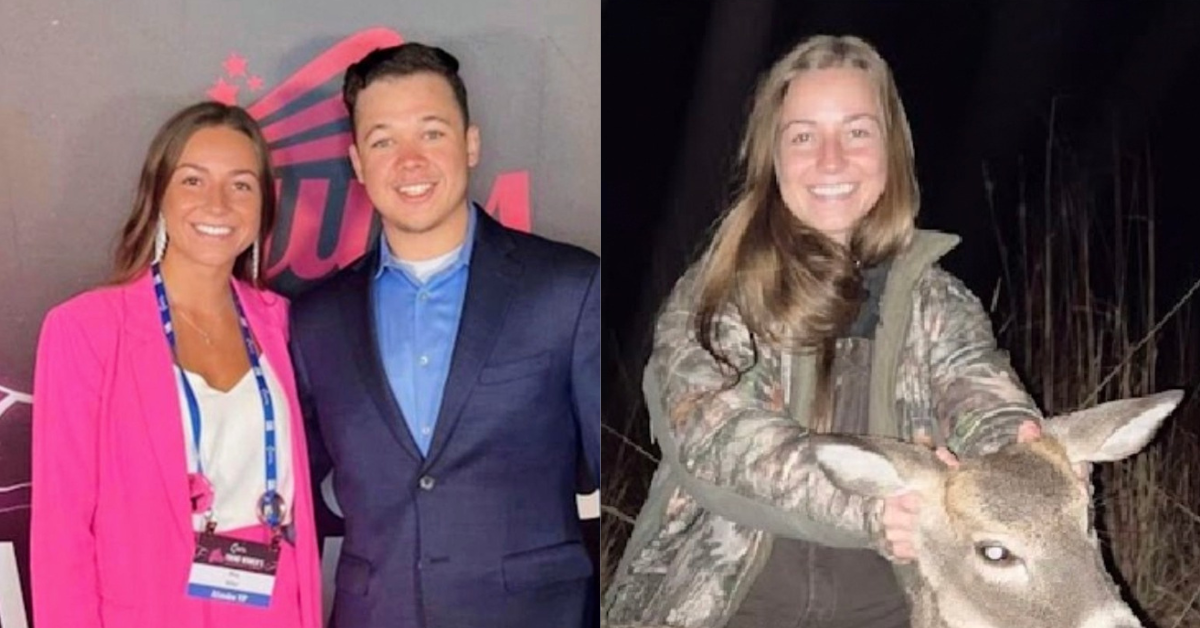 Meg Miller with Kyle Rittenhouse; Meg Miller