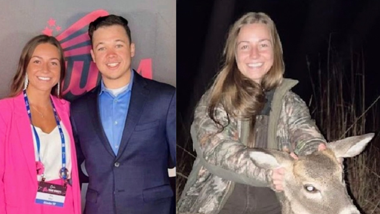 Meg Miller with Kyle Rittenhouse; Meg Miller