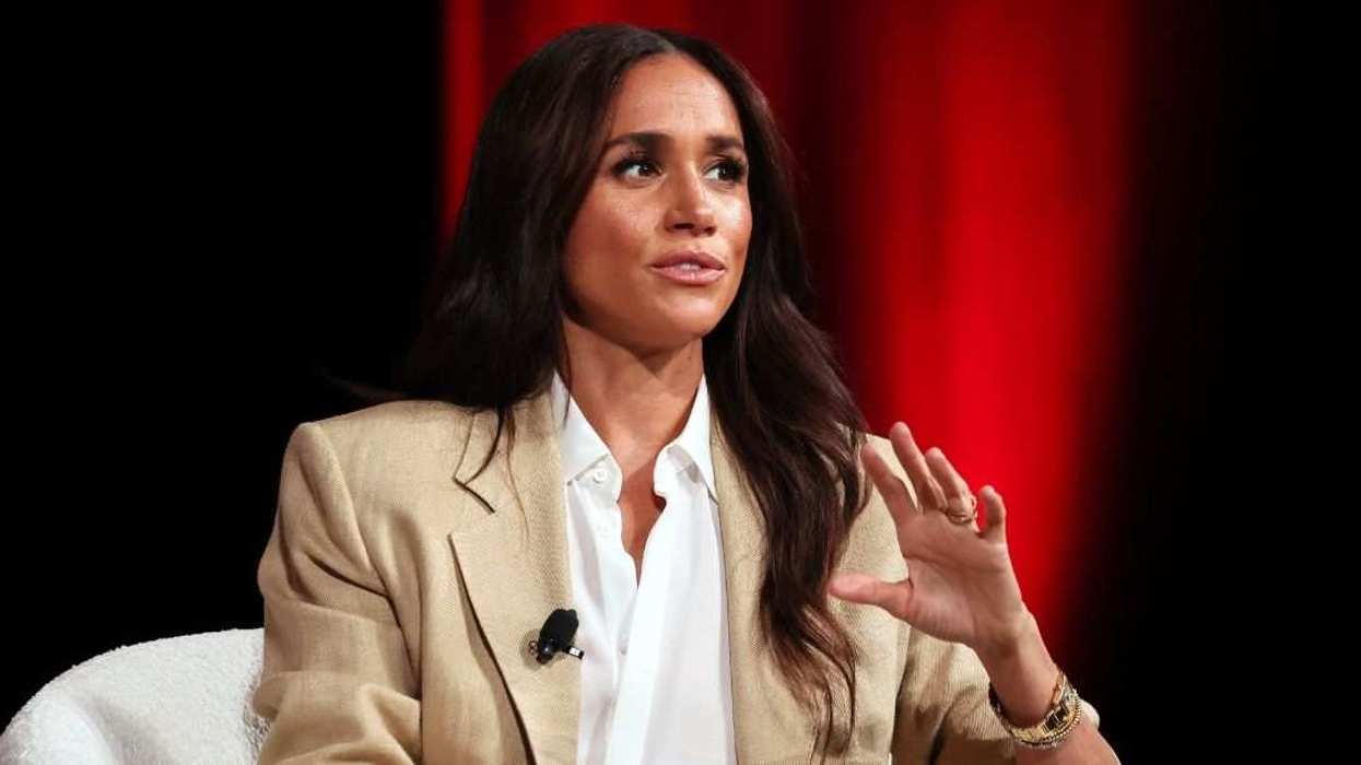 Meghan, Duchess of Sussex speaks onstage during the 2025 TIME100 Summit at Jazz at Lincoln Center.