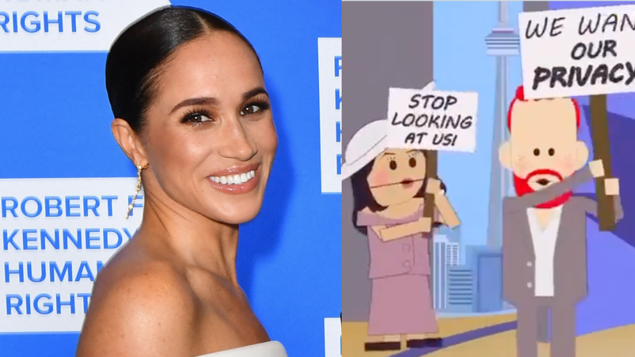 Meghan Markle; Screenshot from 'South Park' episode