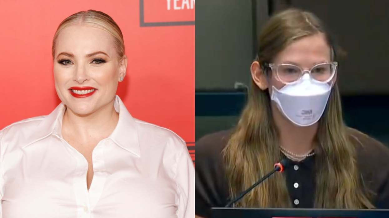 Meghan McCain; Screenshot of Violet Affleck