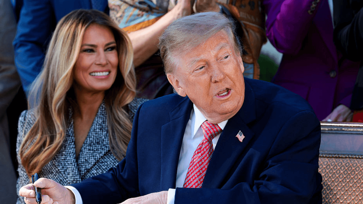 Melania Trump and Donald Trump