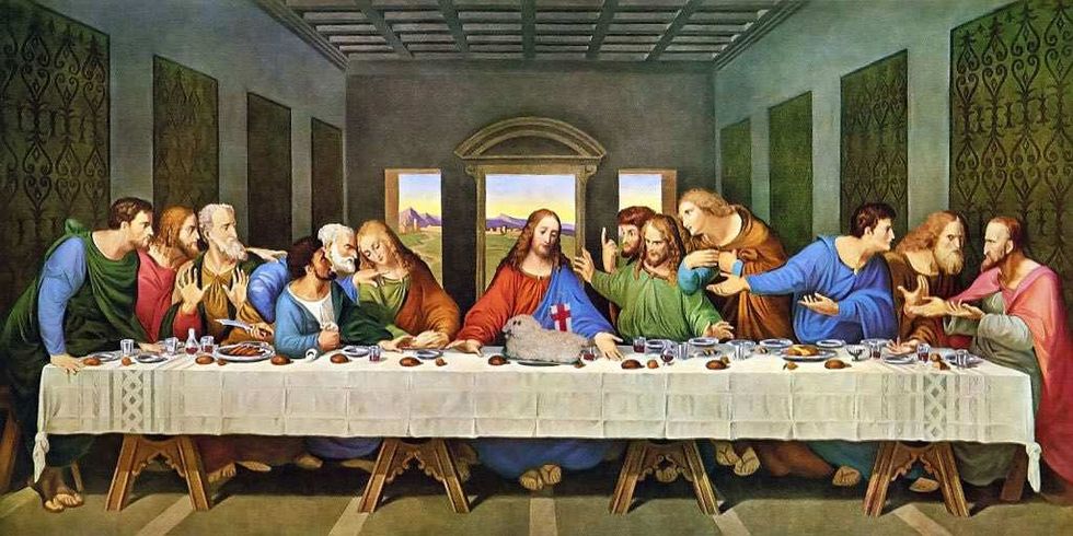 Meme of Jesus at the Last Supper