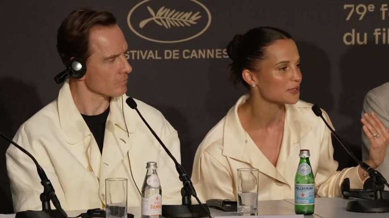 Michael Fassbender and Alicia Vikander
