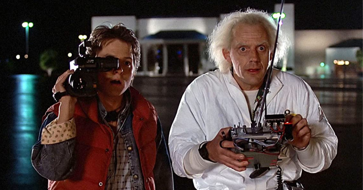 Michael J Fox and Christopher Lloyd