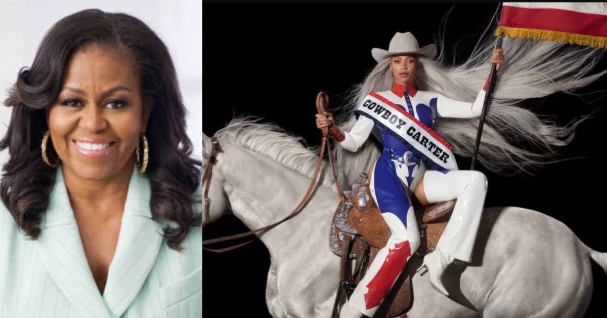 Michelle Obama; Cowboy Carter album cover